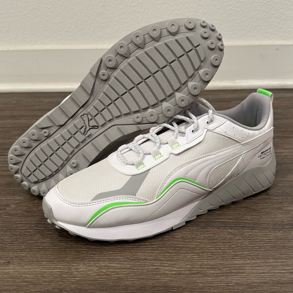 PUMA Mapf1 Speedfusion 2.0 Lace Up  Mens White Sneakers (30808102) Sz 12 - Picture 3 of 6